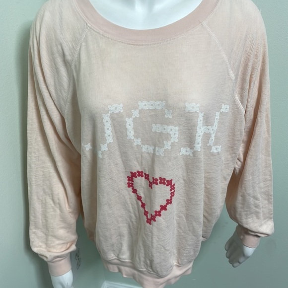 Wildfox Valentine’s Ugh Kim’s Sweater Chapstick Size Small - Picture 6 of 11